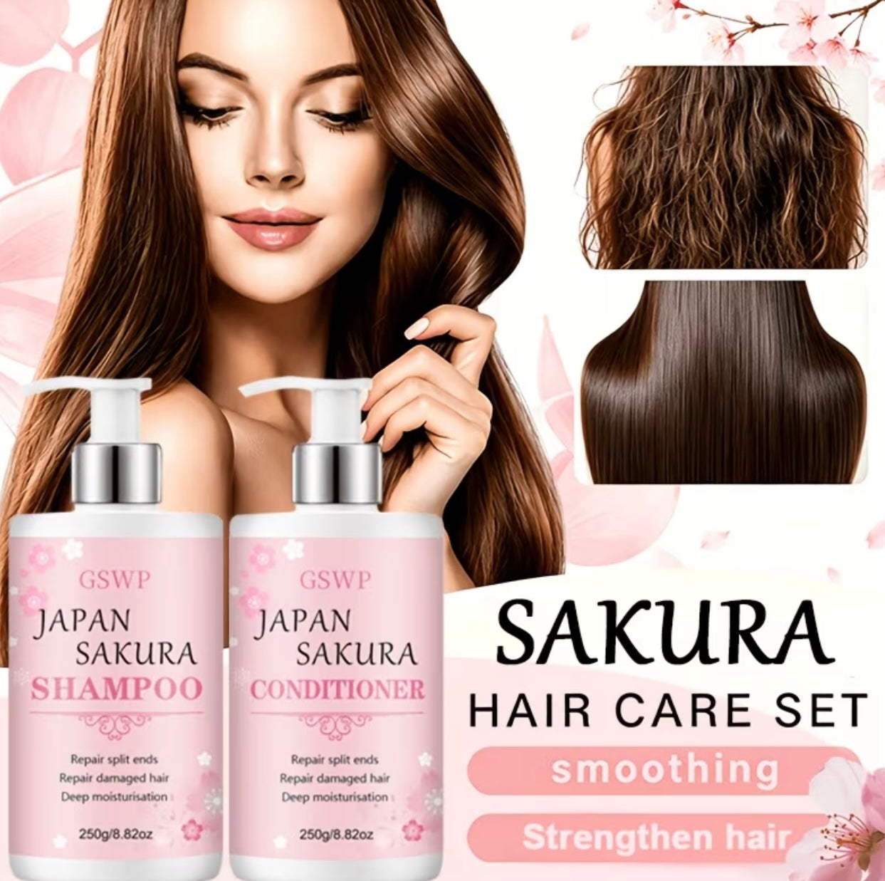 GSWP Sakura Shampoo and Conditioner Set
