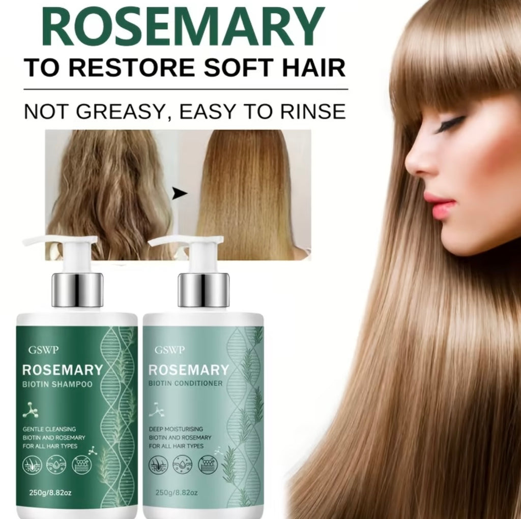 Set

Rosemary and Biotin Shampoo and Conditioner