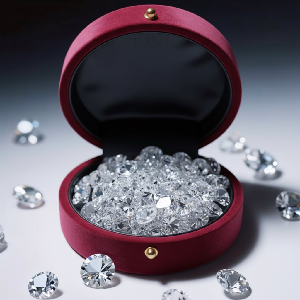 5500 pieces of decorations with fake diamonds