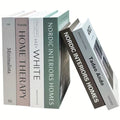 6pcs Light Luxury Decorative Books
