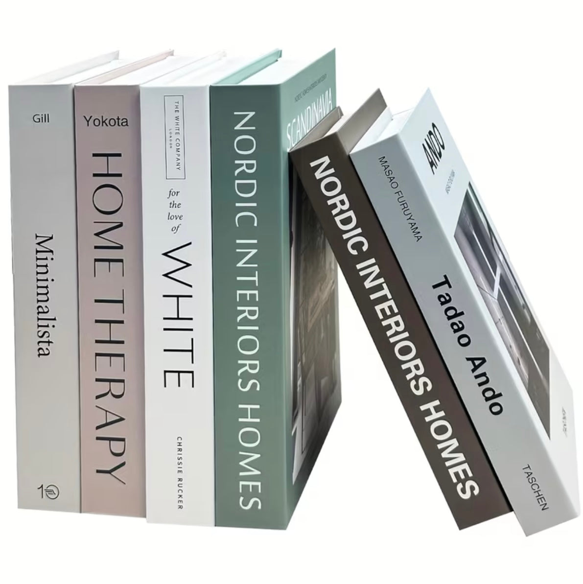 6pcs Light Luxury Decorative Books