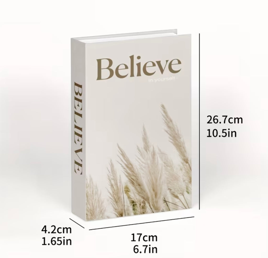 3 Pieces Decorative Books for Home Furnishings, Fake Aesthetic Accessories